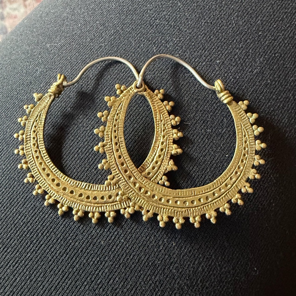 Brass hoops